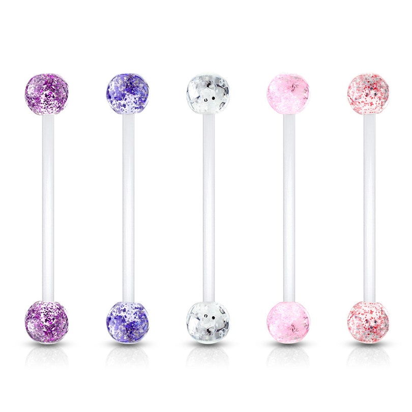 JFORYOU Piercing All'ombelico Piercing Alla Gravidanza Bioflex Acrilico