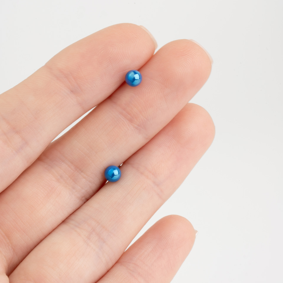 Palline Ricambio Per Piercing 3mm - 50 Pezzi In Acciaio Inox 16G Per Labbro, Trago E Altri