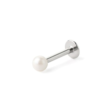 Labret con sfera perlata di acrilico in vari colori