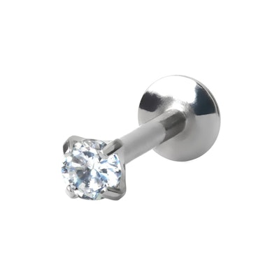 Labret in titanio con vari design di pietre