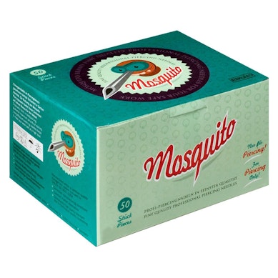 Aghi da piercing Mosquito con catetere a rilascio automatico - Box da 50