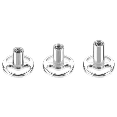 Base rotonda in titanio per dermal anchor