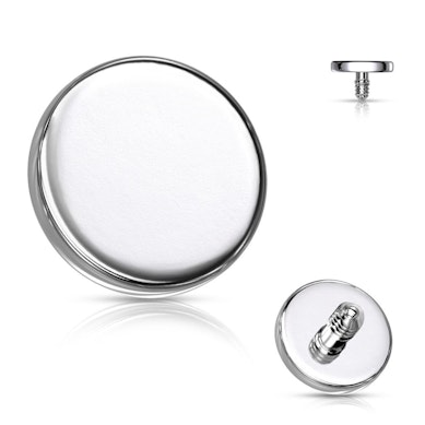 Dermal piatto a forma di disco 