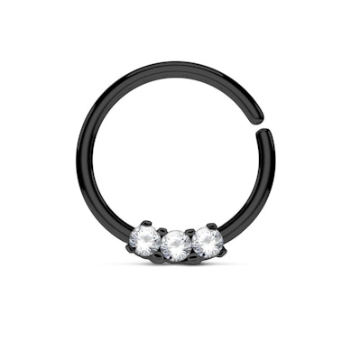 Cerchio per septum con piccole pietre