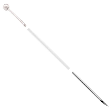 Catetere per ago da piercing