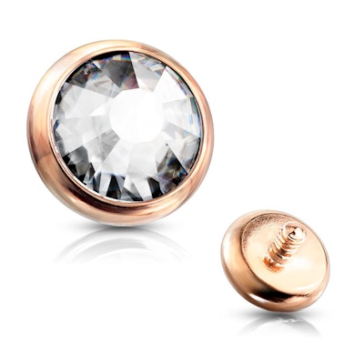 Dermal in vari colori con pietra.