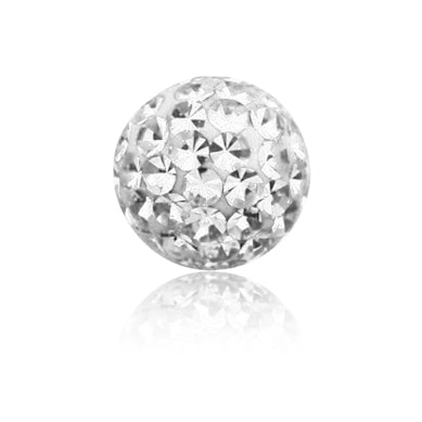 Sfera da piercing con molte pietre