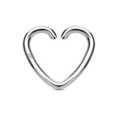 Orecchino in oro 14K a forma di cuore