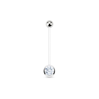 Piercing all'ombelico per gravidanza con pietra in vari colori