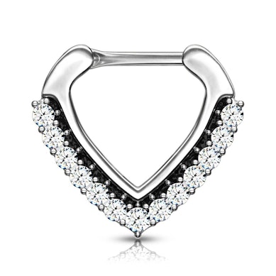 Septum clicker a forma di V
