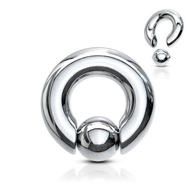 Grande cerchio con sfera a rilascio facile