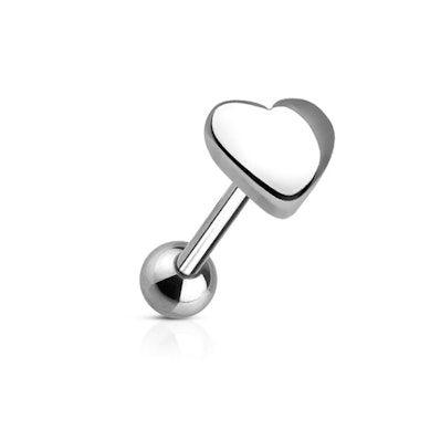 Barra per lingua a forma di cuore