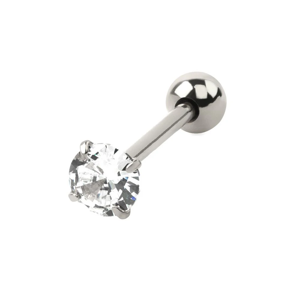 Piercing Capezzolo Acciaio Chirurgico Barre Per Piercing Alla Lingua In Titanio 14G - Design Stella E Cuore, 16mm, Filettatura Interna, Senza Nickel Piercing Anallergico Senza Nickel