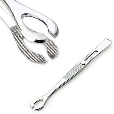 Pinza Foerster Scanalata