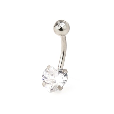 Piercing all'ombelico in vari colori con cuore