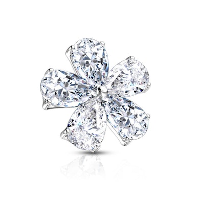 Dermal a fiore con pietre a formarne i petali