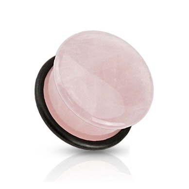 Plug di quarzo rosa con o-ring