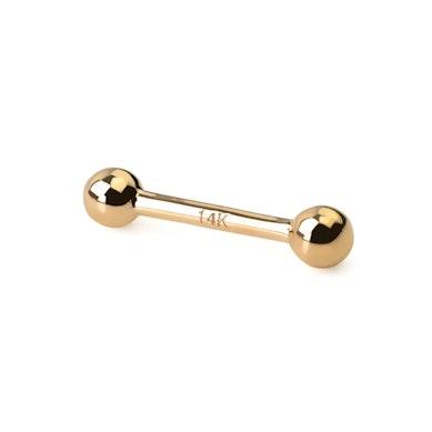 Barra dritta in oro 14K