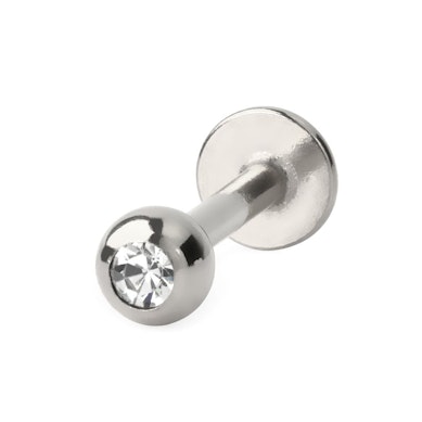Labret con pietra incastonata