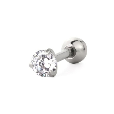 Set di piercing all'orecchio con pietra ovale