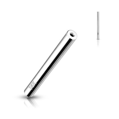 Barra push-in senza filettatura in oro 14K
