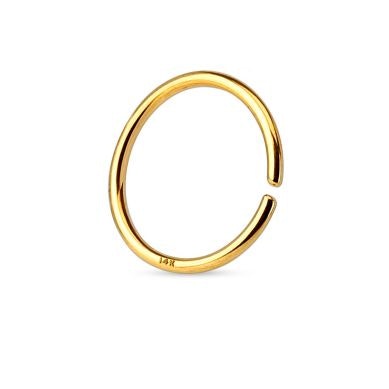 Endless ring semplice in oro 14K
