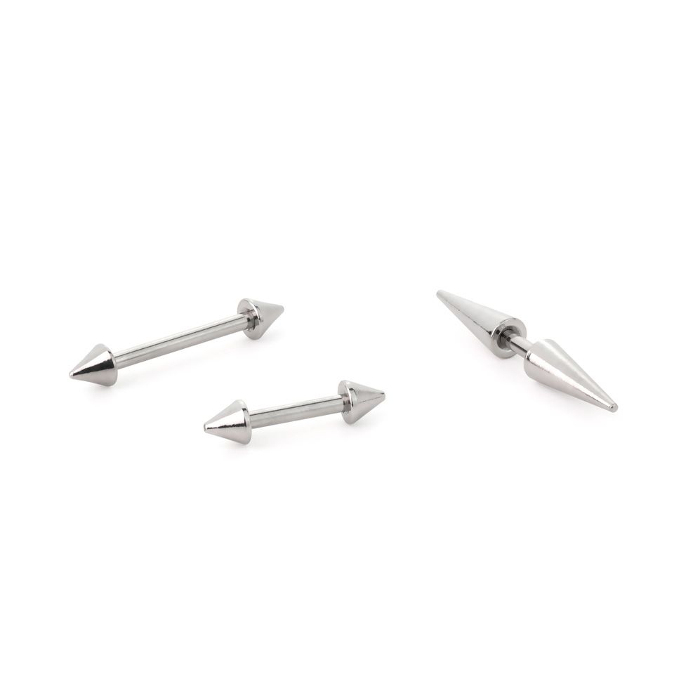 Barra da piercing con punte