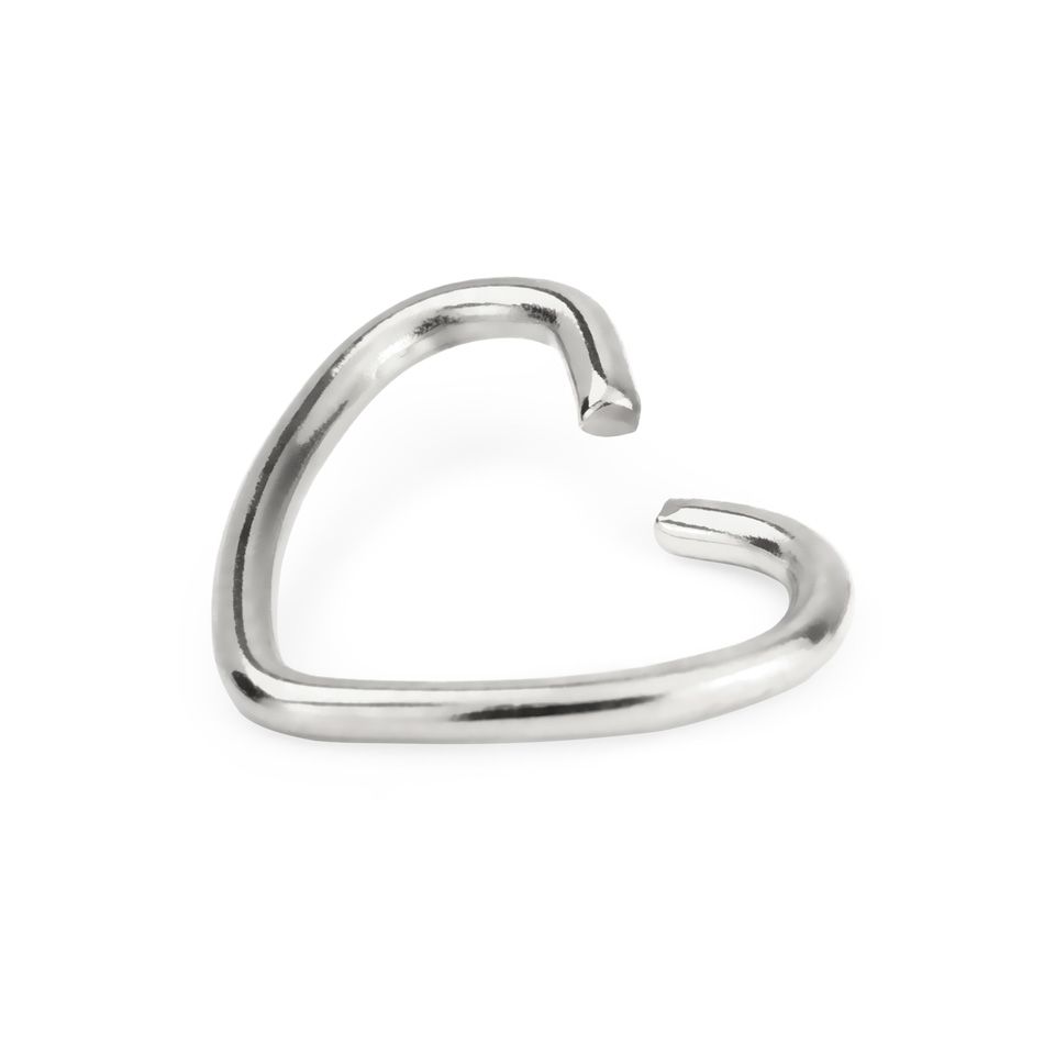 Cuore per piercing all'orecchio