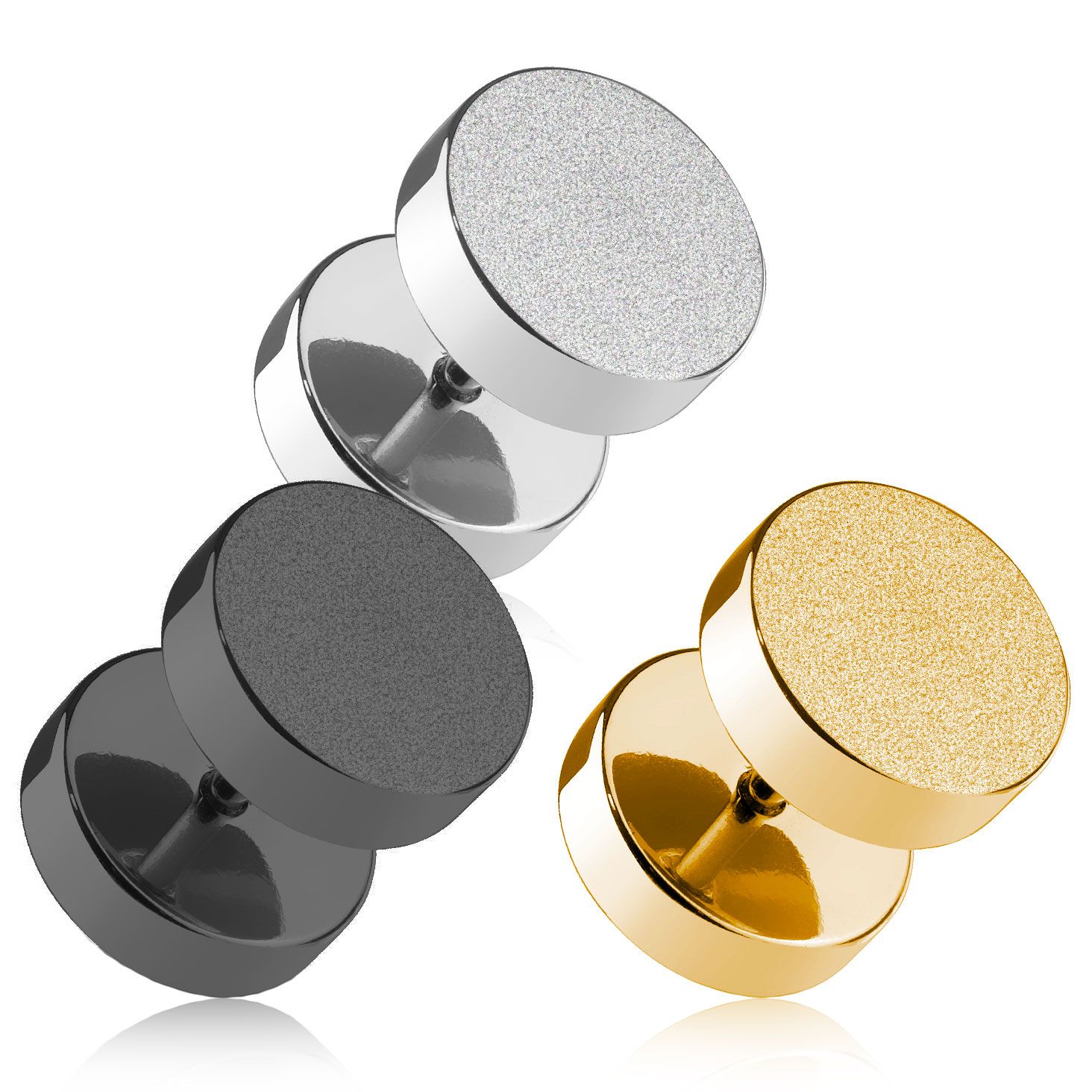 Plug fake con look diamante
