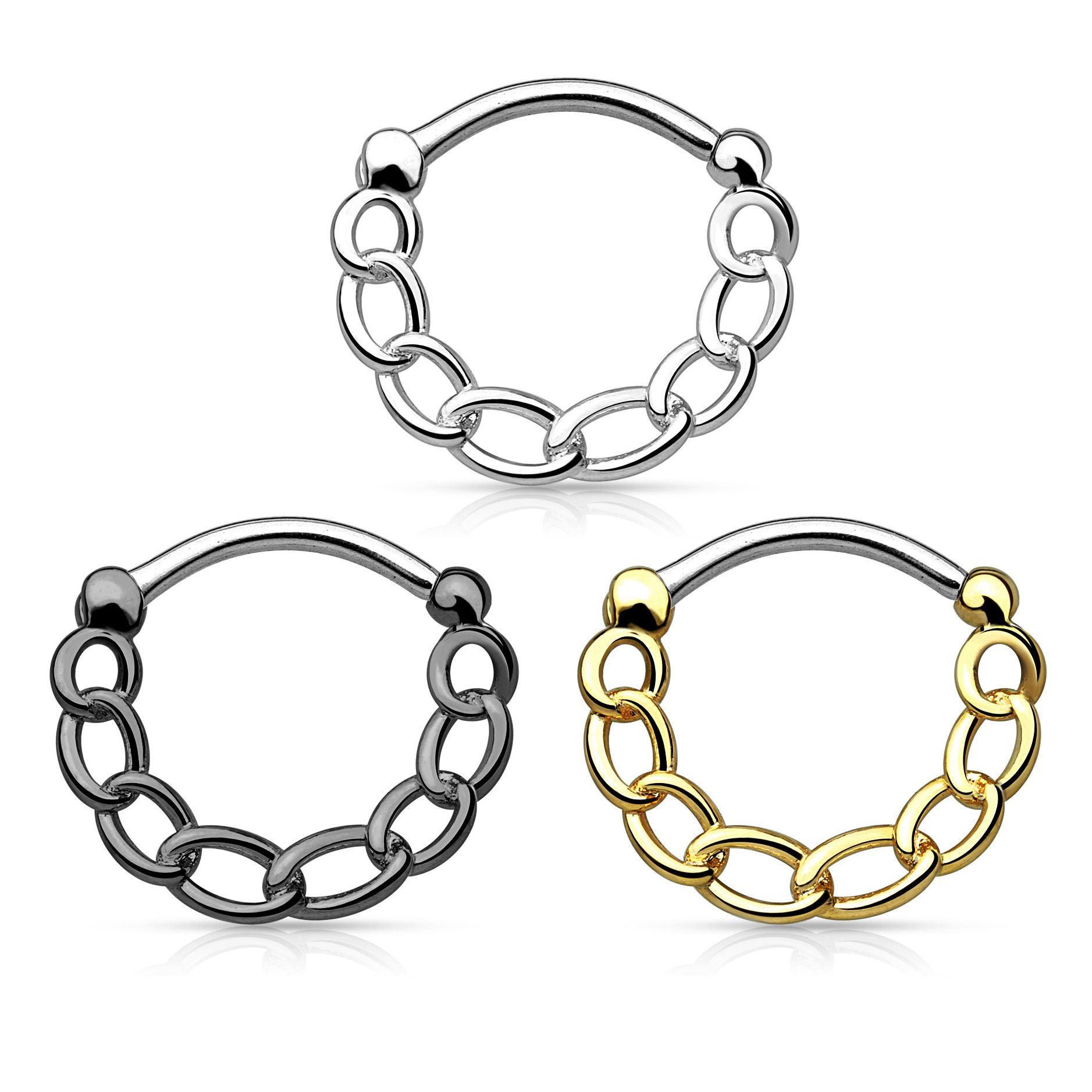 Septum clicker con catena