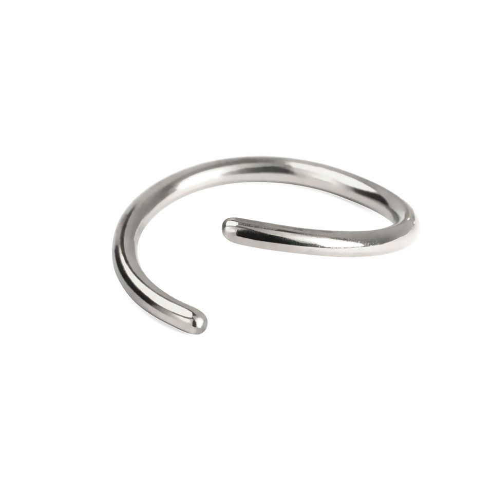 Semplice endless ring in titanio