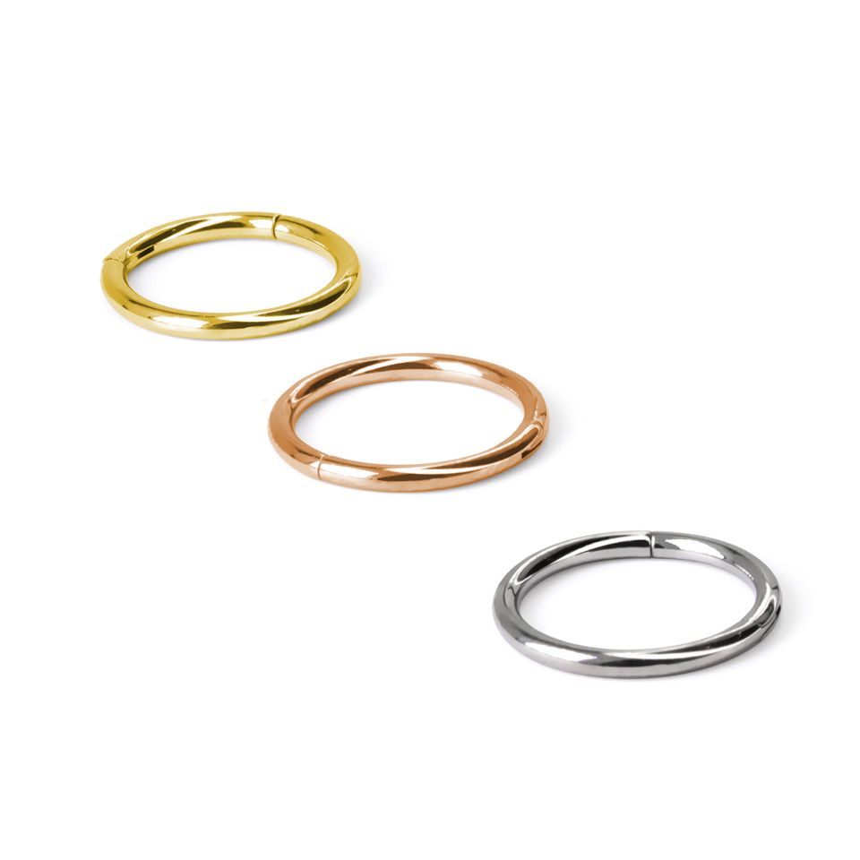 Segment ring in titanio con cerniera