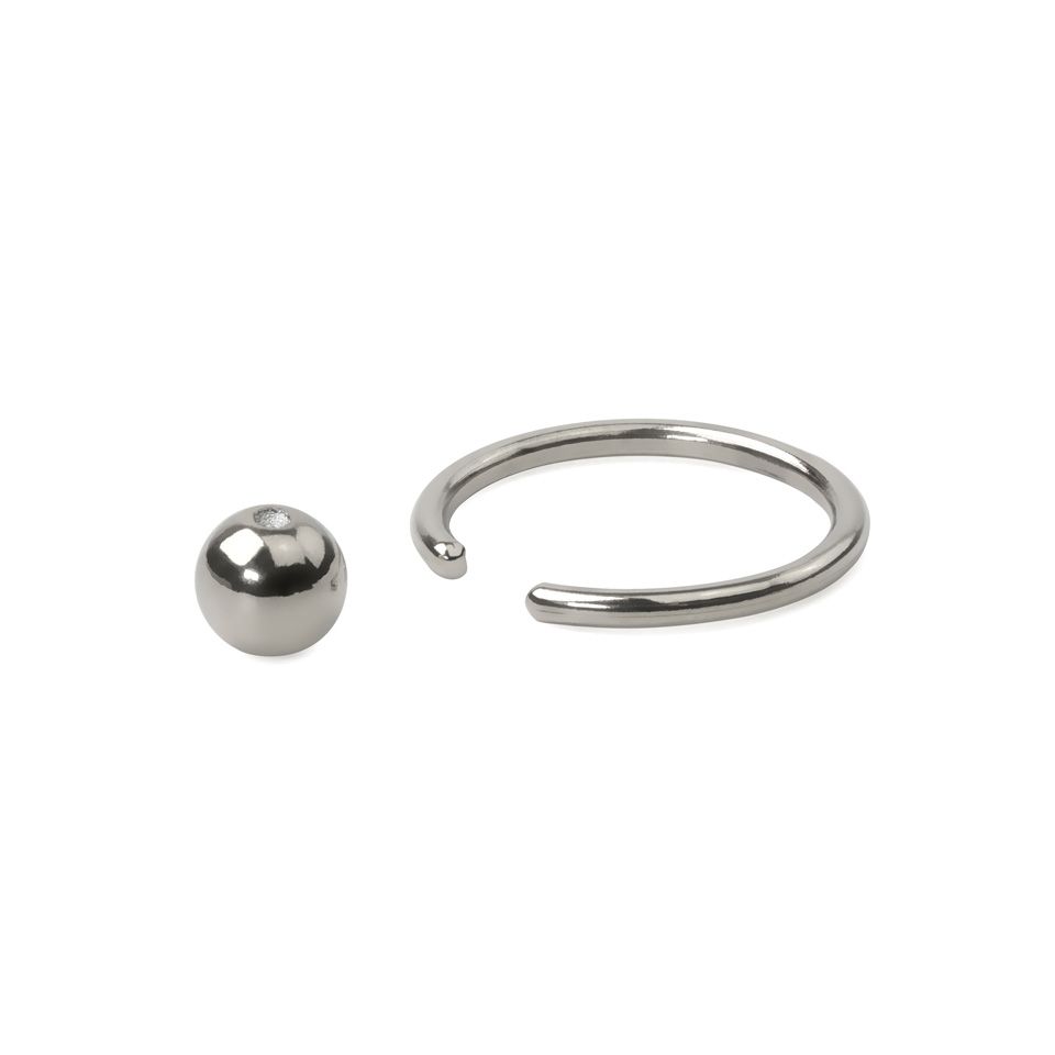 Cerchio con sfera in titanio