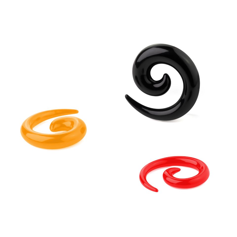 Taper a spirale in vari colori