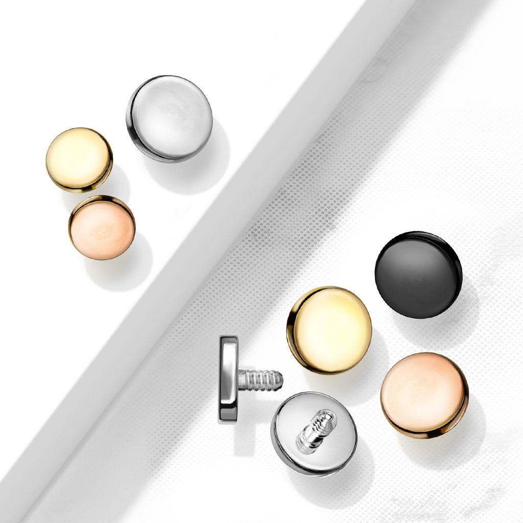 Dermal piatto a forma di disco