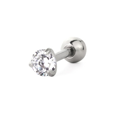 Set di piercing all'orecchio con pietra ovale