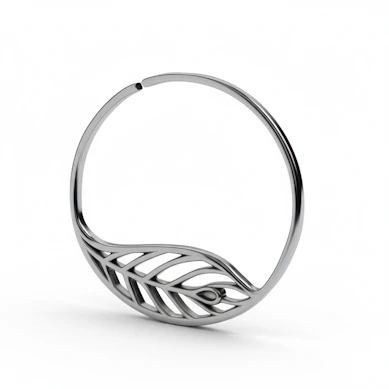 Hoop per tunnel con foglia