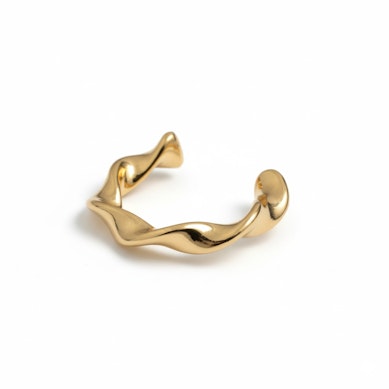 Ear cuff minimal con design twist