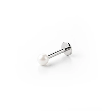 Labret con sfera perlata di acrilico in vari colori