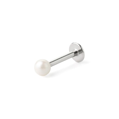 Labret con sfera perlata di acrilico in vari colori