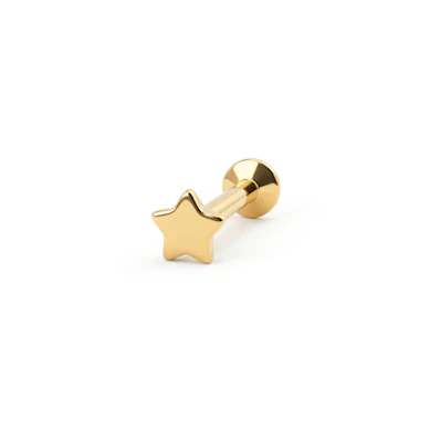 Labret con punta a stella