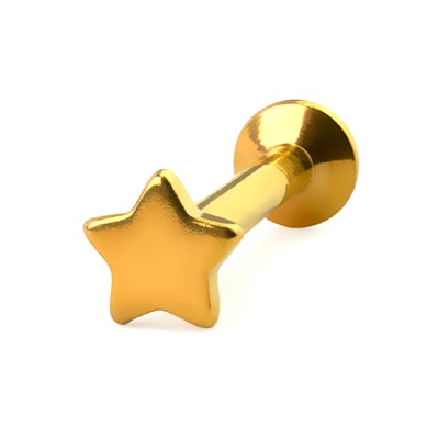 Labret con punta a stella