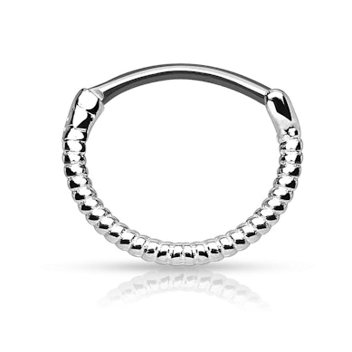 Septum clicker con filo ritorto