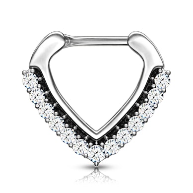 Septum clicker a forma di V