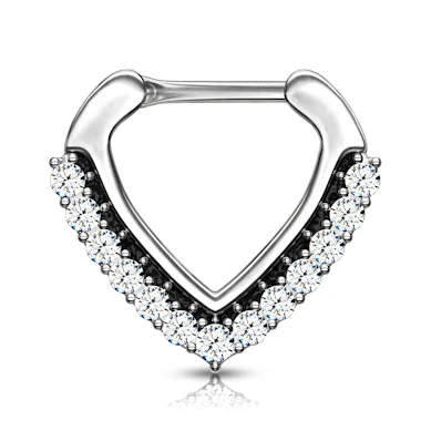 Septum clicker a forma di V