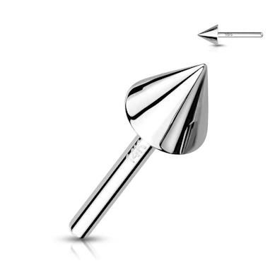 Top push-in in oro 14K con vari design senza filettatura