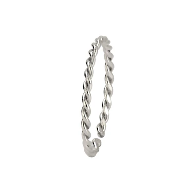 Endless ring intrecciato