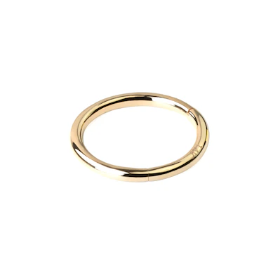 Cerchio con cardine in oro 14K