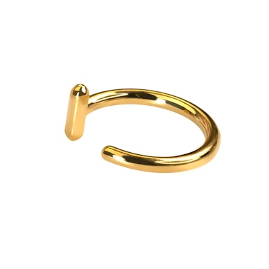 Cerchio huggie aperto con barra