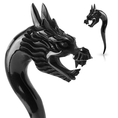 Taper in corno con drago